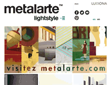 Tablet Screenshot of metalarte.com