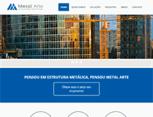 Tablet Screenshot of metalarte.com.br