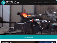 Tablet Screenshot of metalarte.cl